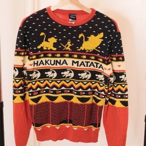HAKUNA MATATA! Festive Sweater size small